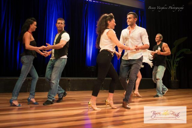 Sassy Salsa Crew performing