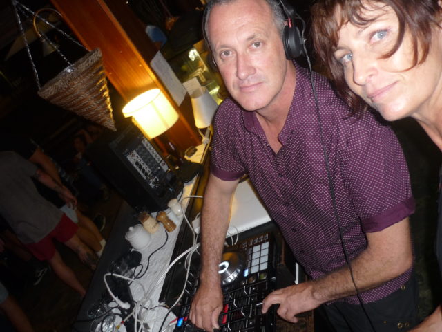 Sean and Dani DJing
